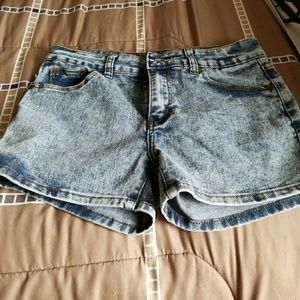 Denim shorts